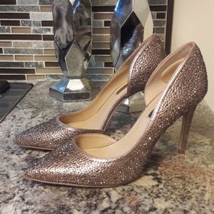 INC Rhinestone Studded Heels